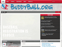 Tablet Screenshot of buddyball.org